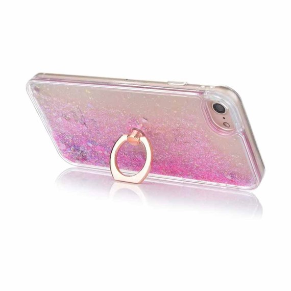 CaseUp Apple iPhone SE 2020 Kılıf Liquid Bling Gümüş 5
